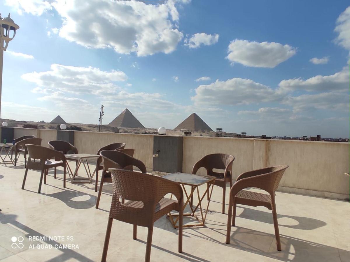 Khufu Pyramids Hotel Kafret el-Gabal Kültér fotó