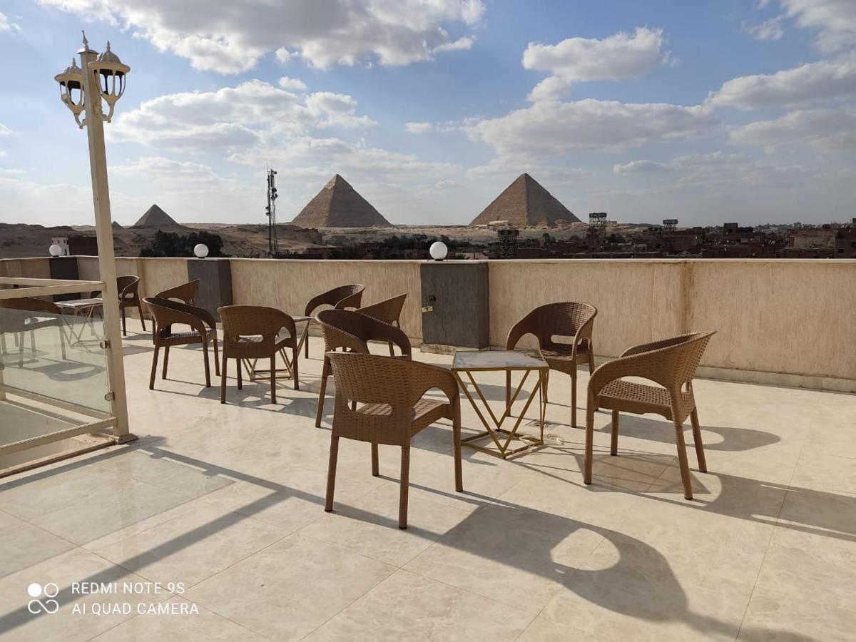 Khufu Pyramids Hotel Kafret el-Gabal Kültér fotó