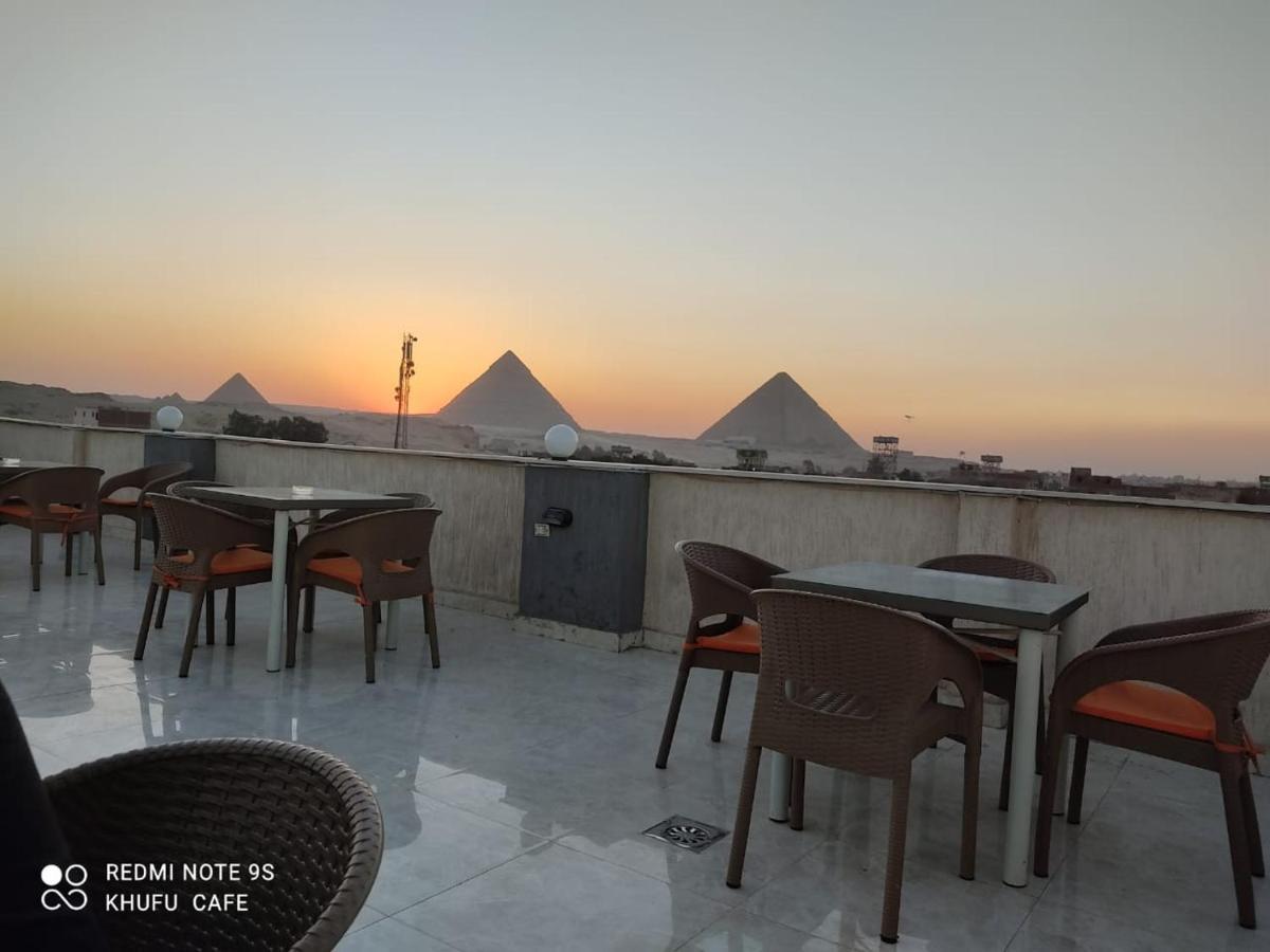 Khufu Pyramids Hotel Kafret el-Gabal Kültér fotó