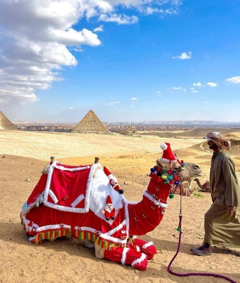 Khufu Pyramids Hotel Kafret el-Gabal Kültér fotó